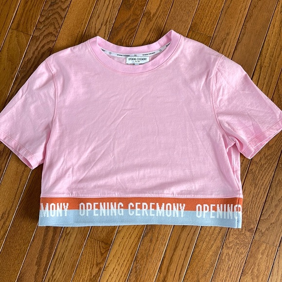 Size small Opening Ceremony pink crop top - Picture 2 of 4